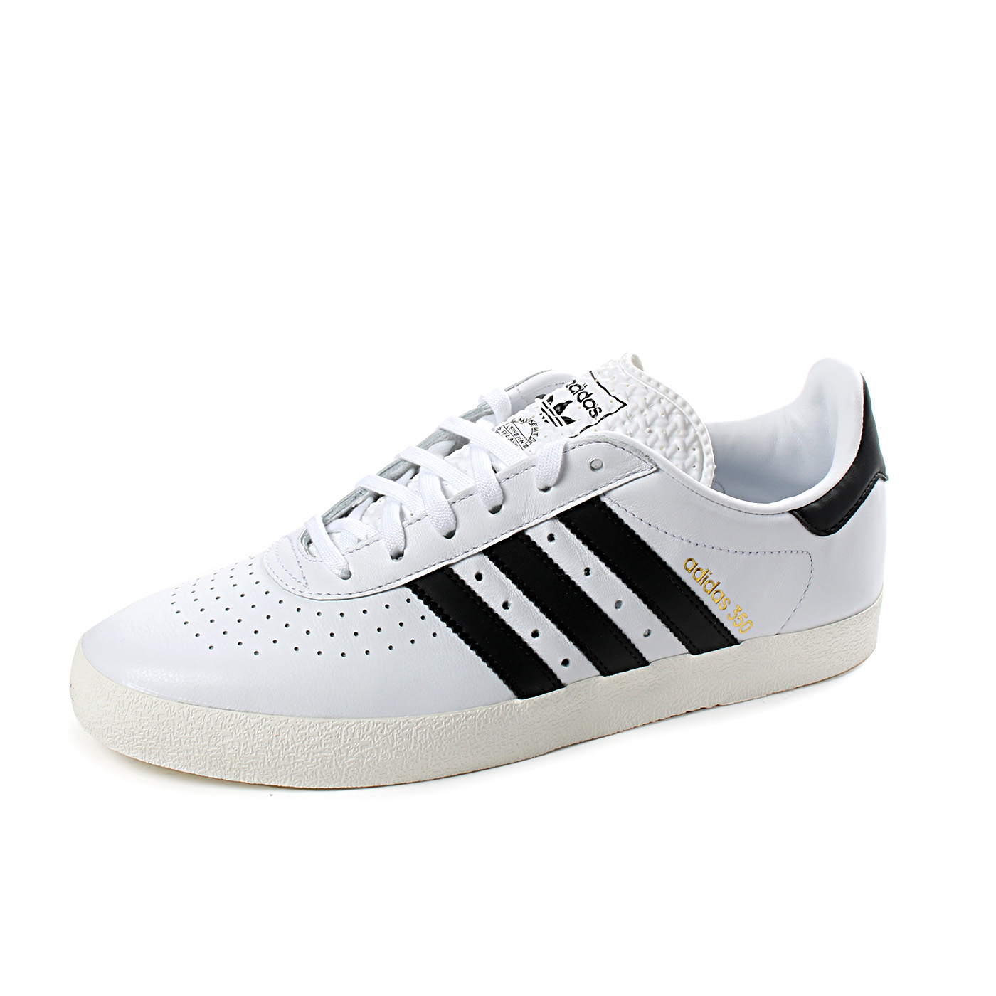 Adidas Sneakers da uomo "Adidas 350" in vera pelle con lacci - Bianco - MitShopping - Abbigliamento e scarpe