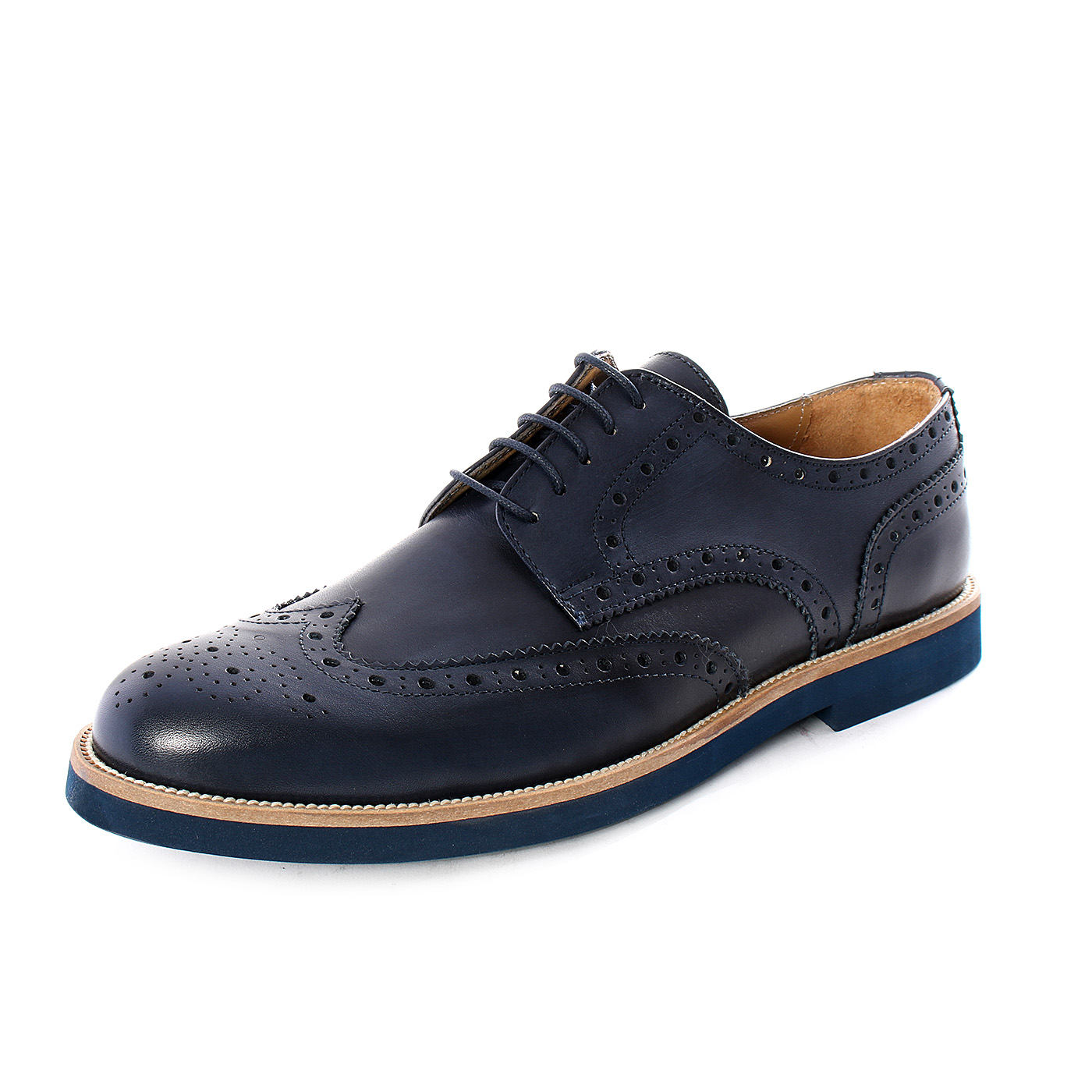 scarpe stringate blu uomo online store 3adf5 2a1ee